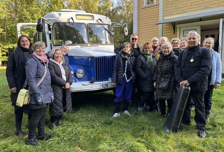 Orkestern vid Nargö kyrka hösten 2024